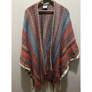 Lulla Collection by Bindya Womens Multi Color Southwestern Kimono Cardigan OSFM